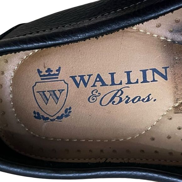 Wallin & Bros Brazilian Black Leather Loafers Men’s Slip On main image 8